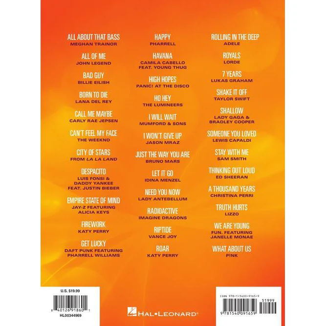 Hal Leonard HL00345260 Country Sheet Music 2010-2019, Piano/Vocal/Guitar Songbook - Image 6