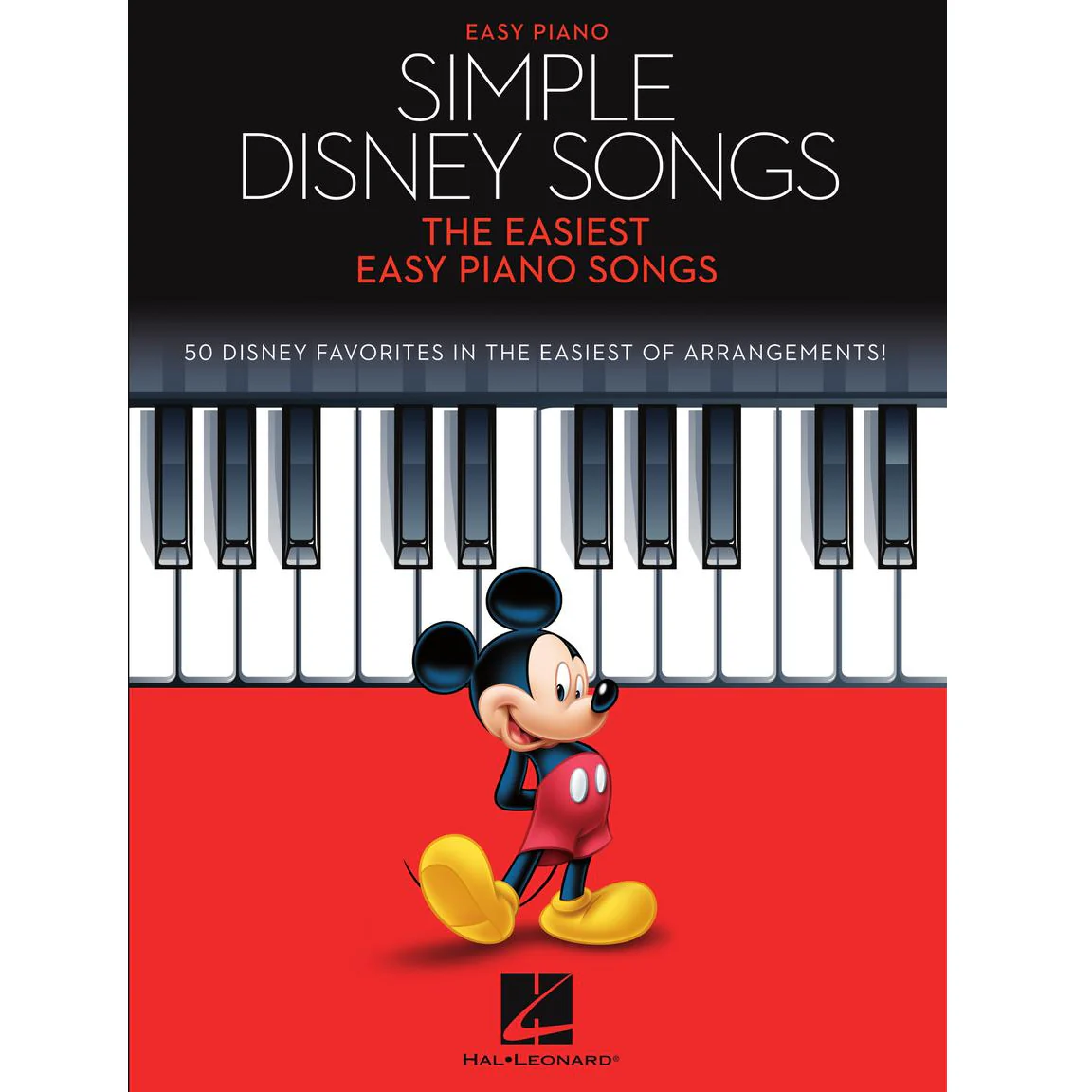 Hal Leonard HL00355319 Simple Disney Songs The Easiest Easy Piano Songs