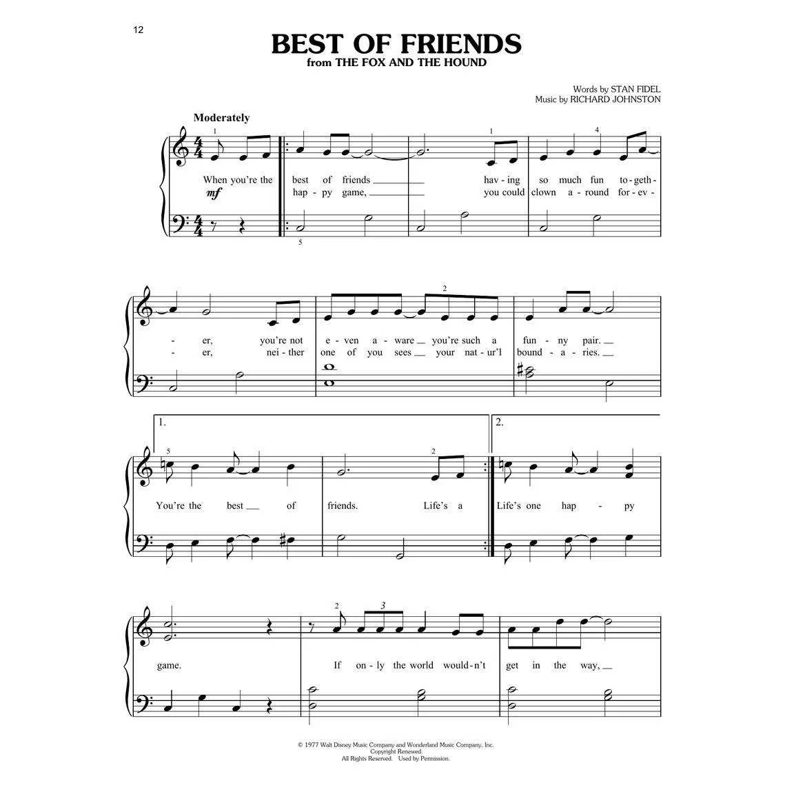 Hal Leonard HL00355319 Simple Disney Songs The Easiest Easy Piano Songs - Image 7
