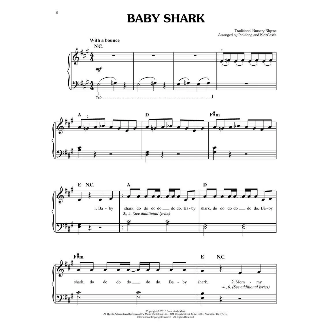 Hal Leonard HL00355369 First 50 Fun Children's Songs You Should Play On Piano - Image 6