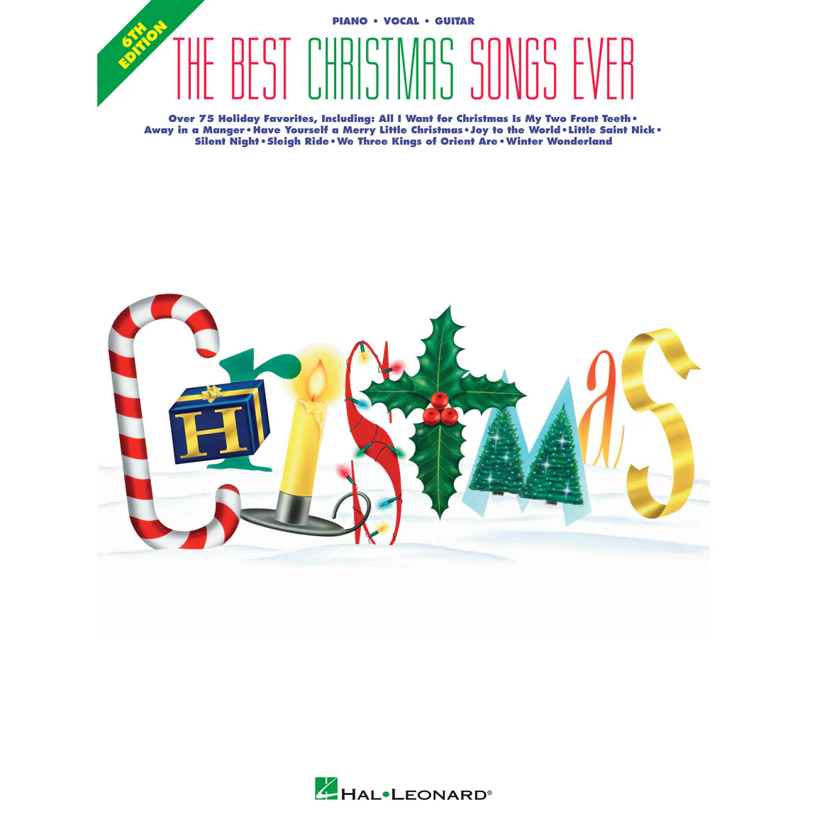 Hal Leonard HL00359130 The Best Christmas Songs Ever – 6th Edition