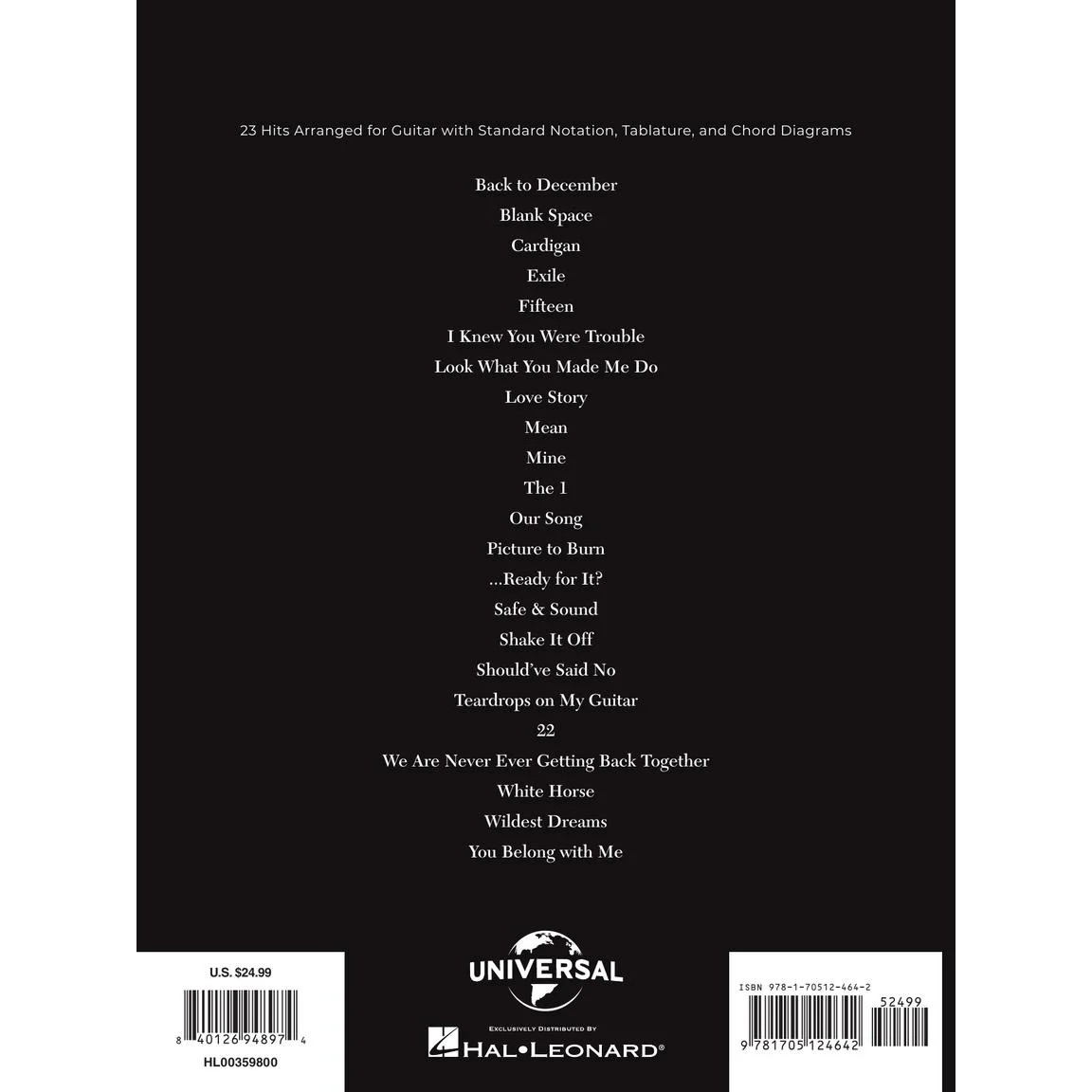 Hal Leonard HL00359800 Taylor Swift - Easy Guitar Anthology, 2nd Edition - Image 3