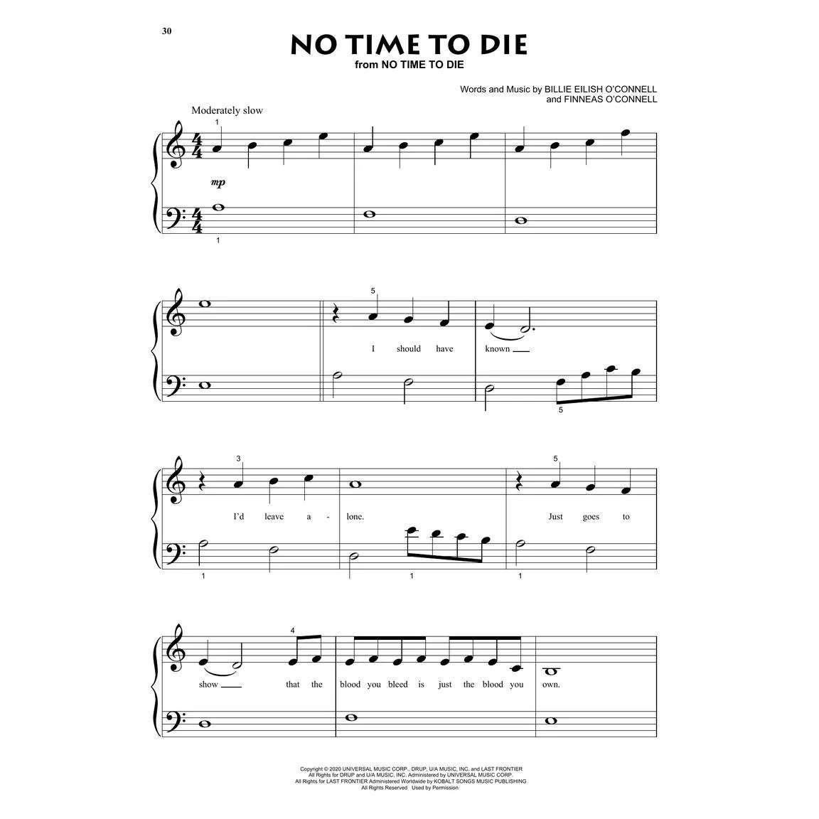 Hal Leonard HL00362598 Billie Eilish – Beginning Piano Solo - Image 5