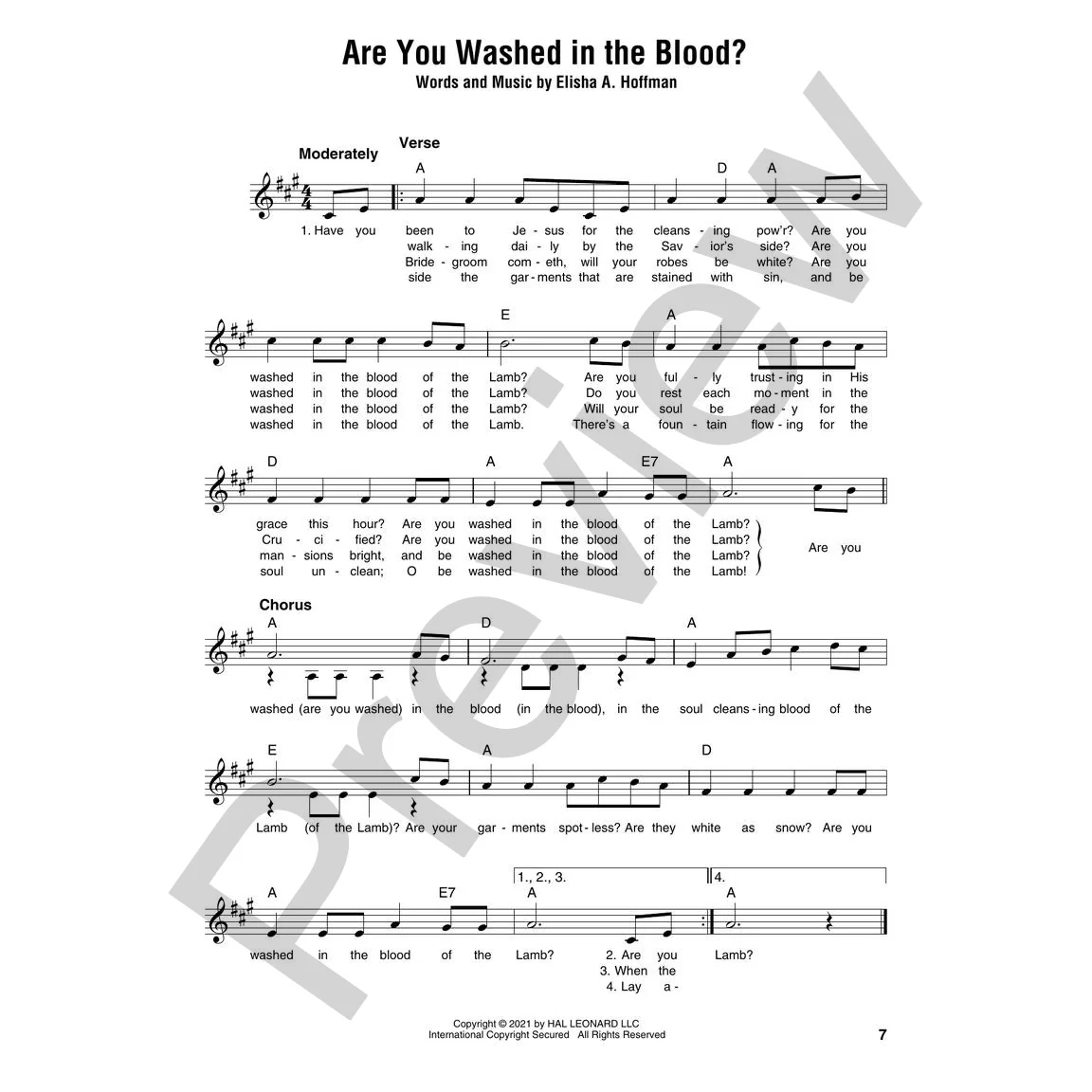 Hal Leonard HL00365041 Gospel Songs & Hymns - Strum Together - Image 3