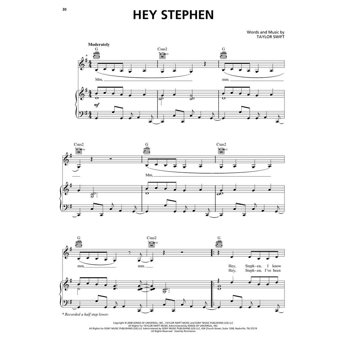 Hal Leonard HL00368953 Taylor Swift – Fearless (Taylor's Version) - Image 7