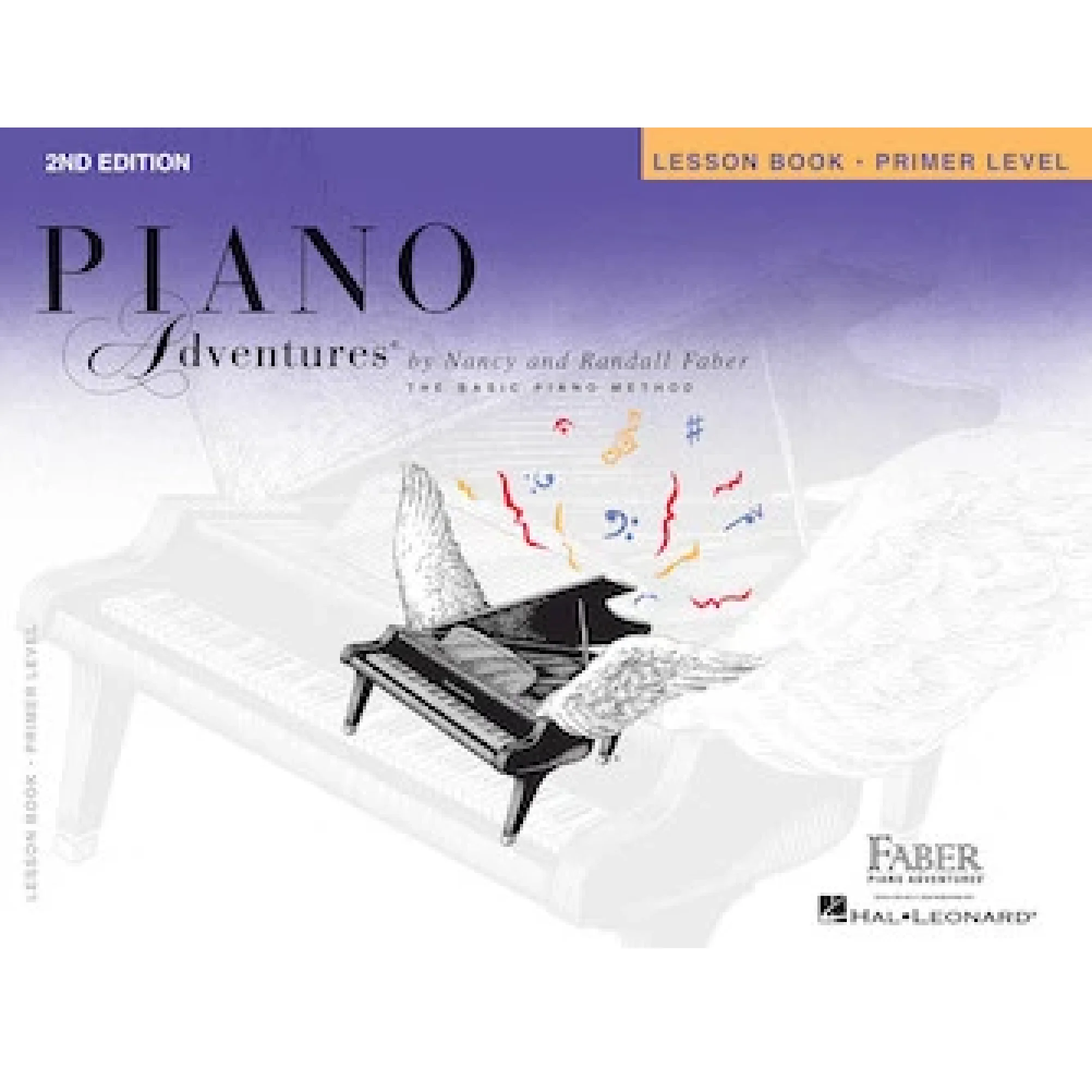 Hal Leonard HL00420168 Primer Level - Lesson Book, 2nd Edition, Faber Piano Adventures®