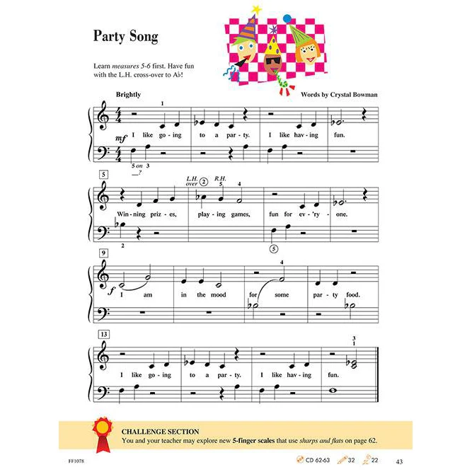 Hal Leonard HL00420171 Level 1 - Lesson Book - 2nd Edition, Faber Piano Adventures® - Image 6