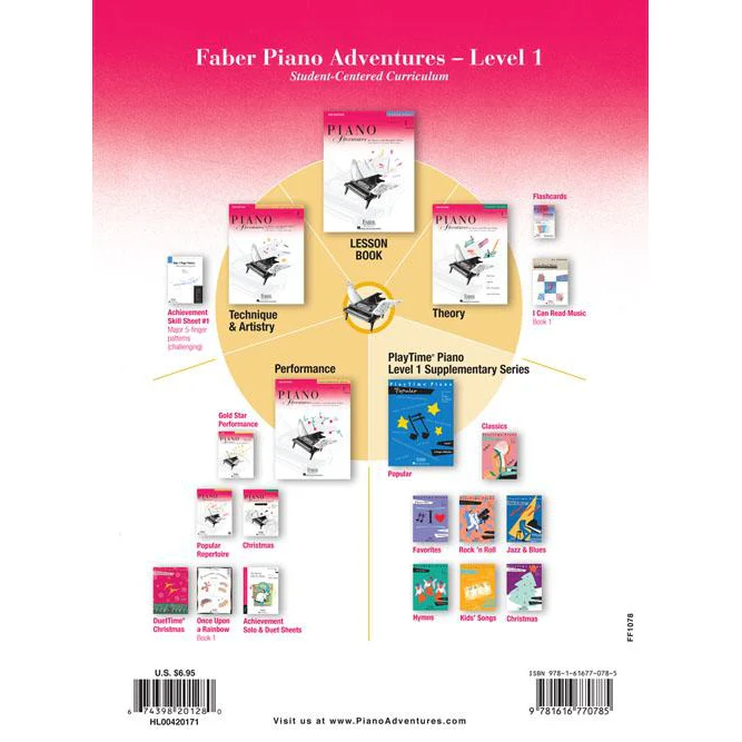 Hal Leonard HL00420171 Level 1 - Lesson Book - 2nd Edition, Faber Piano Adventures® - Image 8