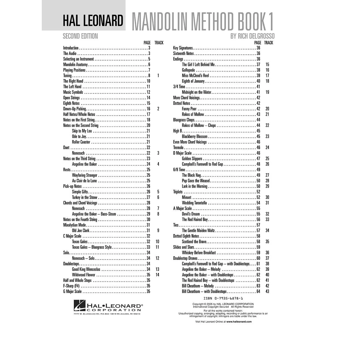 Hal Leonard HL00695102 Hal Leonard Mandolin Method – Book 1: Second Edition - Image 3