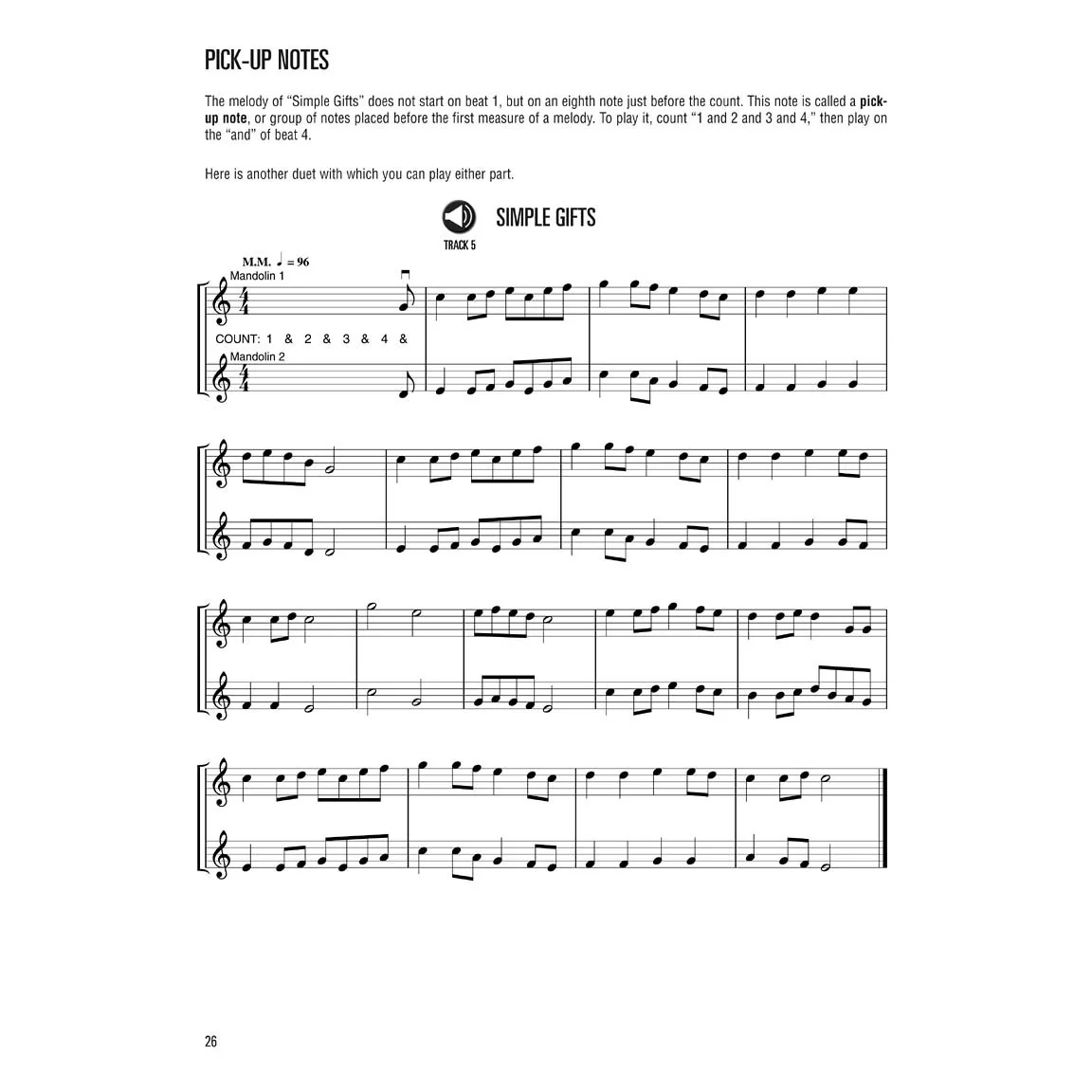Hal Leonard HL00695102 Hal Leonard Mandolin Method – Book 1: Second Edition - Image 7