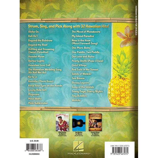 Hal Leonard HL00696065 Hawaiian Songs for Ukulele - Image 2