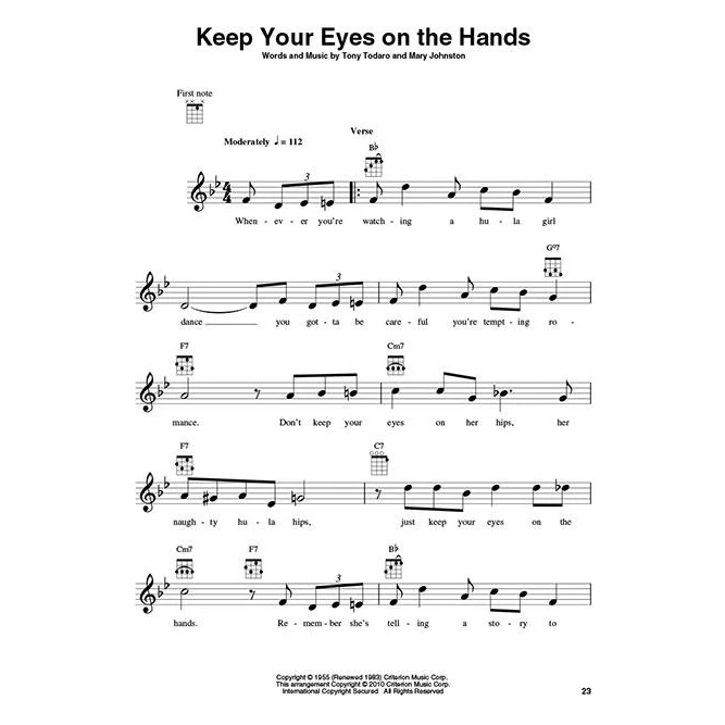 Hal Leonard HL00696065 Hawaiian Songs for Ukulele - Image 4