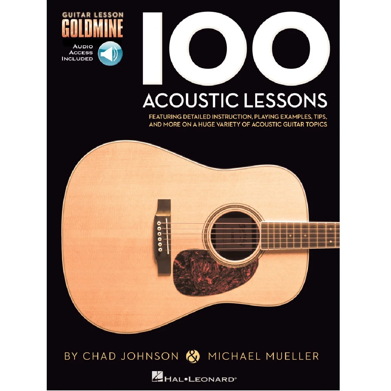 Hal Leonard HL00696456 100 Acoustic Lessons