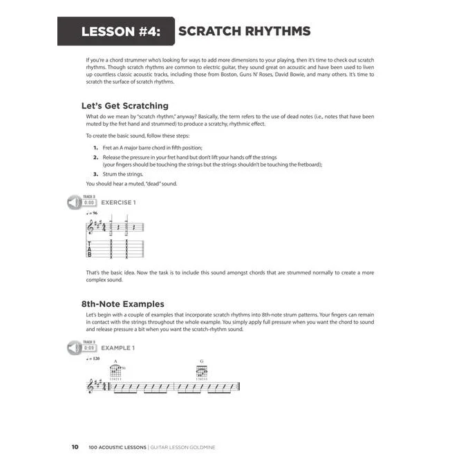 Hal Leonard HL00696456 100 Acoustic Lessons - Image 5