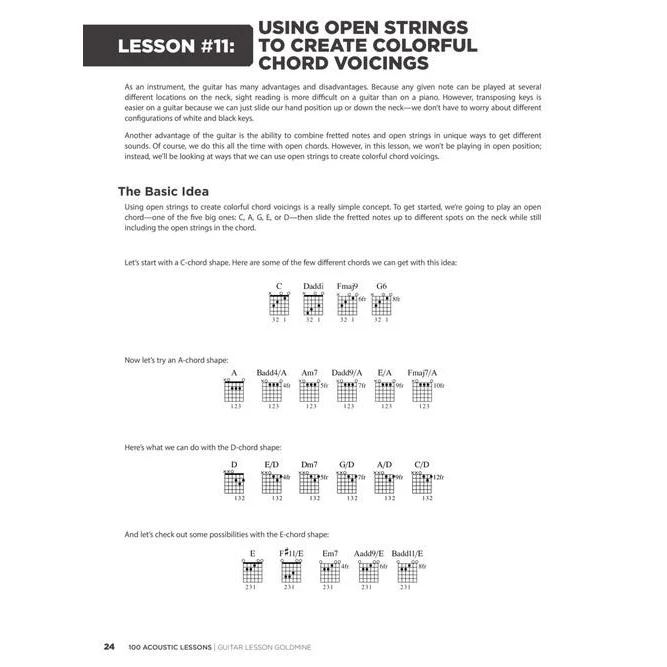 Hal Leonard HL00696456 100 Acoustic Lessons - Image 6