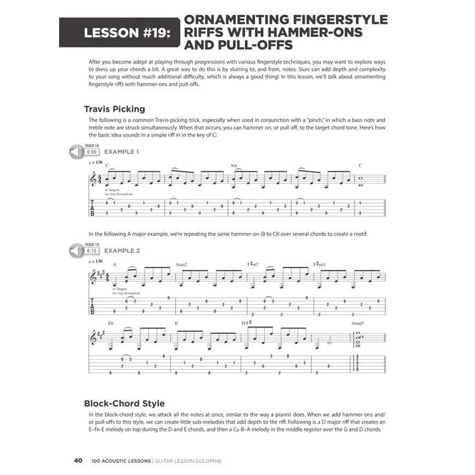 Hal Leonard HL00696456 100 Acoustic Lessons - Image 7
