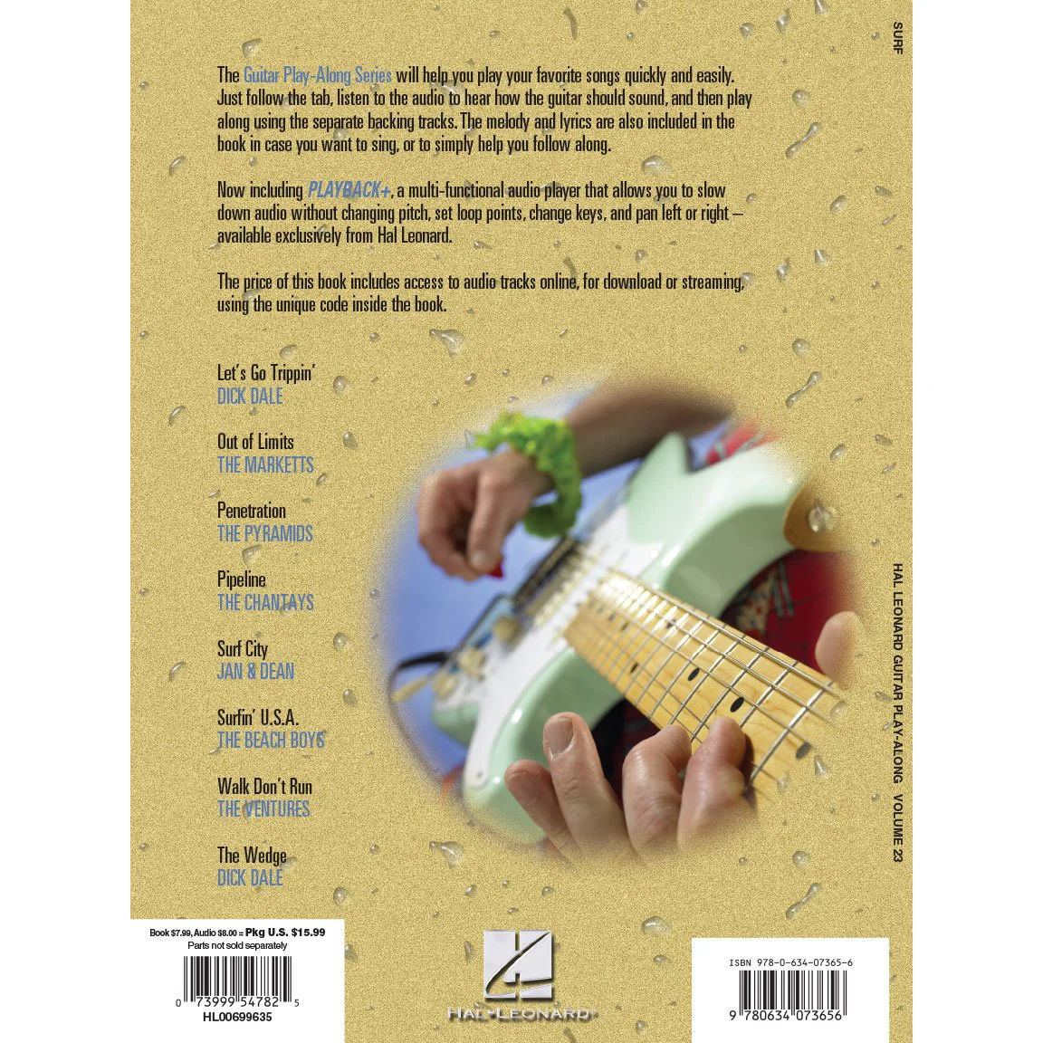 Hal Leonard HL00699635 Surf Guitar Play-along Volume 23 - Image 3
