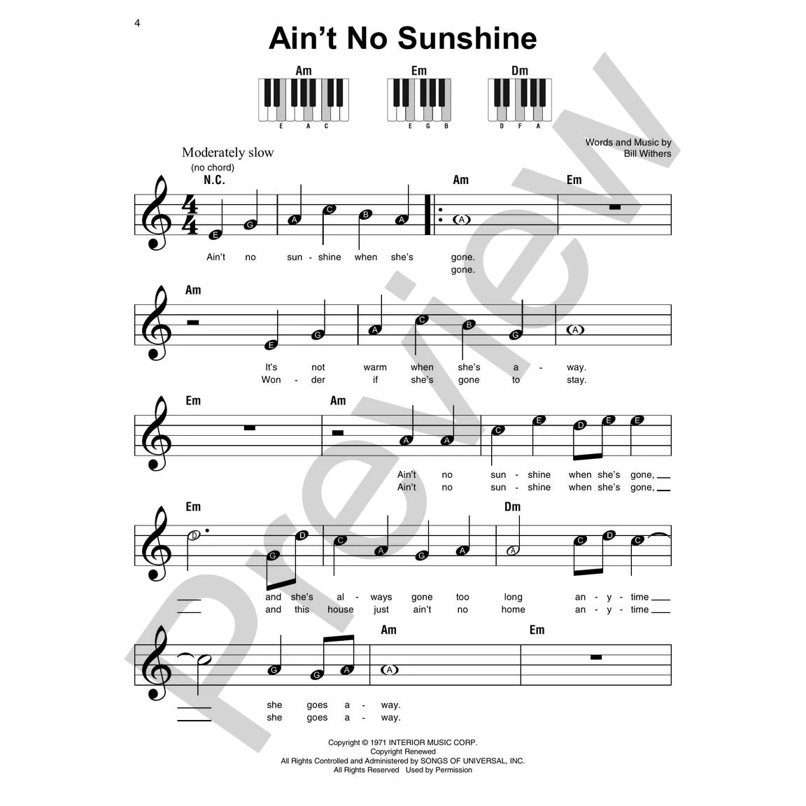 Hal Leonard HL01438558 The 1970s - Super Easy Songbook - Image 2