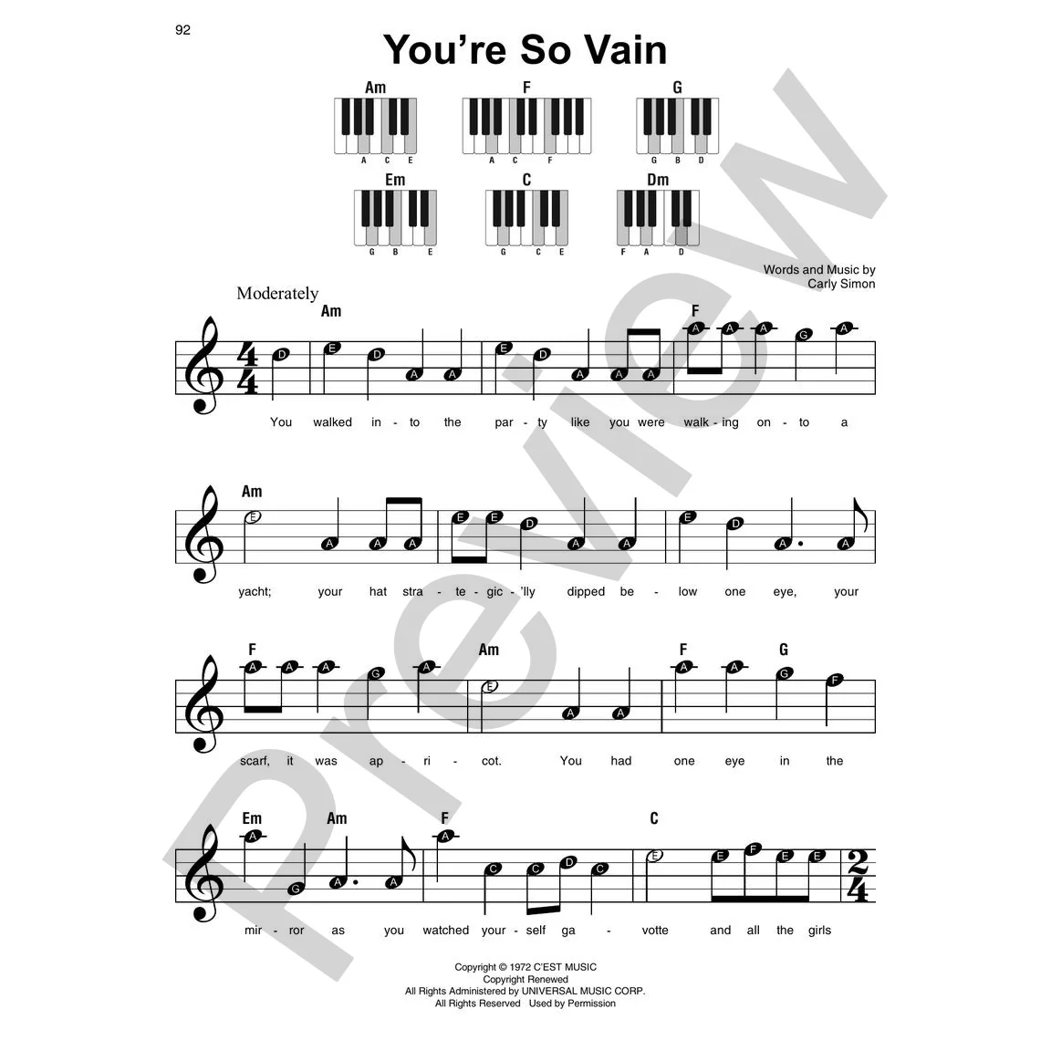 Hal Leonard HL01438558 The 1970s - Super Easy Songbook - Image 4
