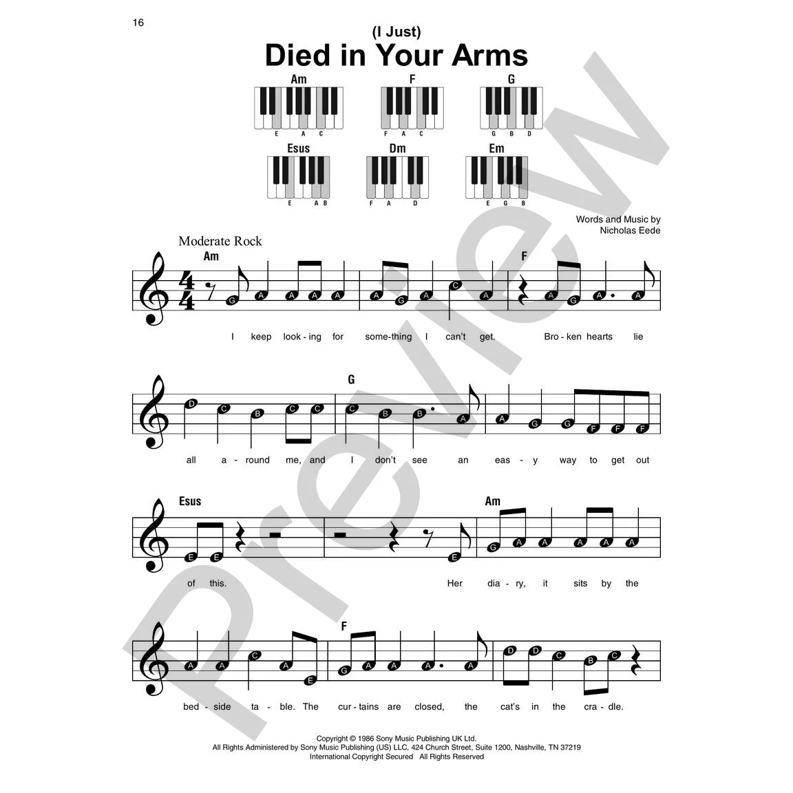 Hal Leonard HL01438561 The 1980s - Super Easy Songbook - Image 3