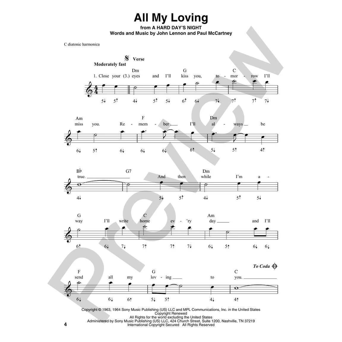 Hal Leonard HL01473315 Simple Songs for Harmonica - Image 2
