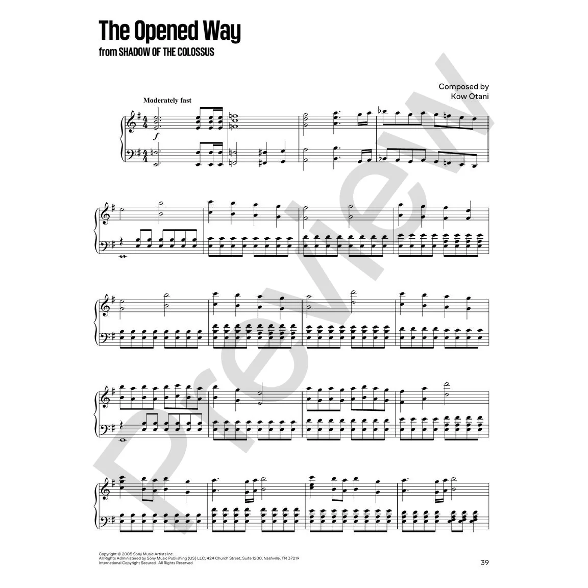 Hal Leonard HL01770687 Popular Video Game Themes for Piano Solo - Image 4