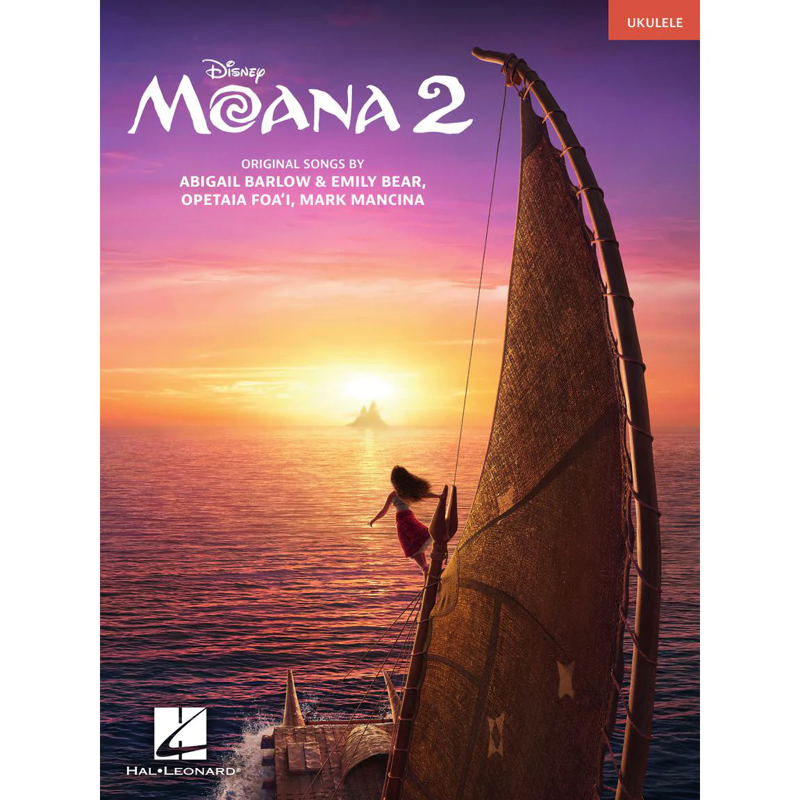 Hal Leonard HL01803464 Moana 2 for Ukulele