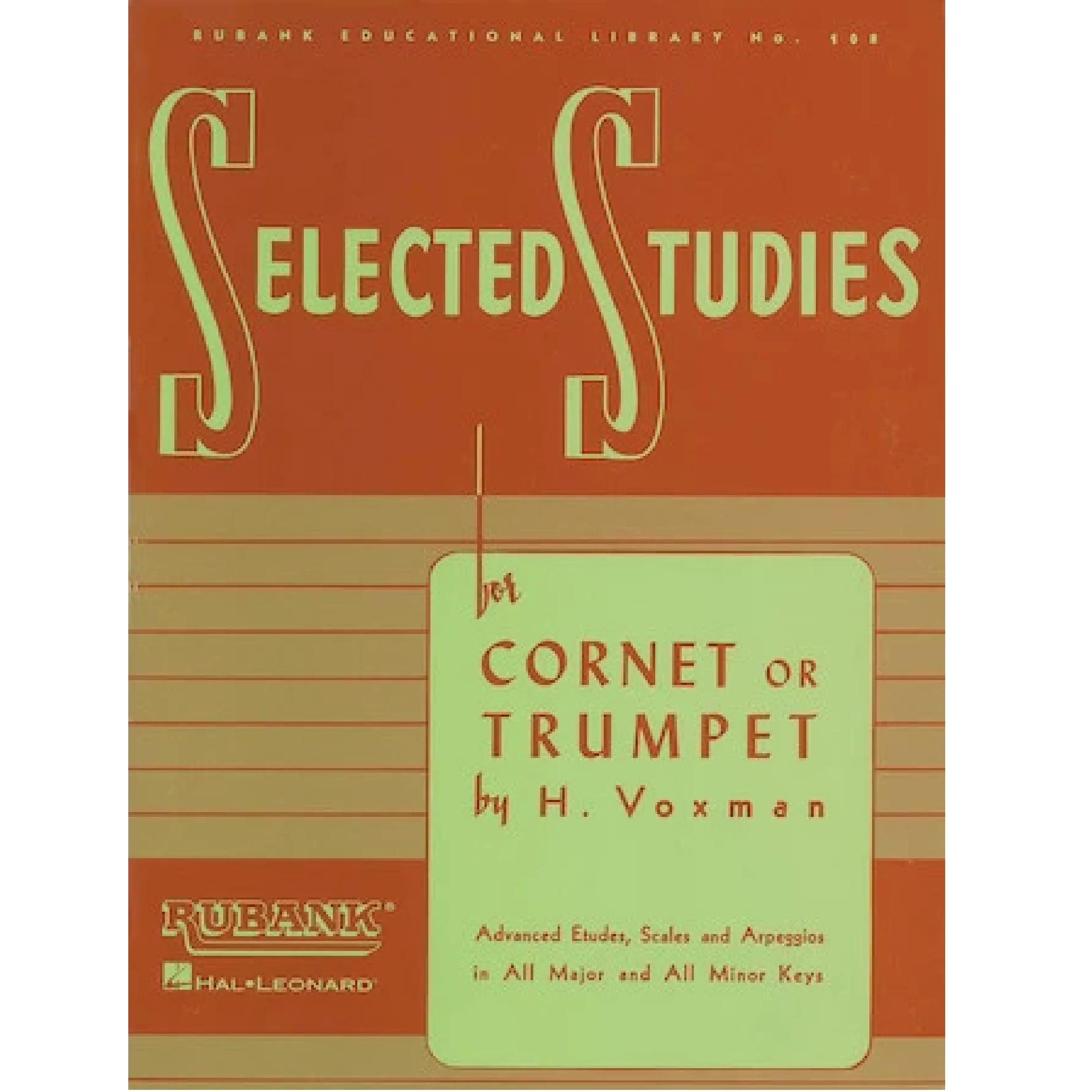 Hal Leonard HL04470680 Selected Studies for Cornet or Trumpet