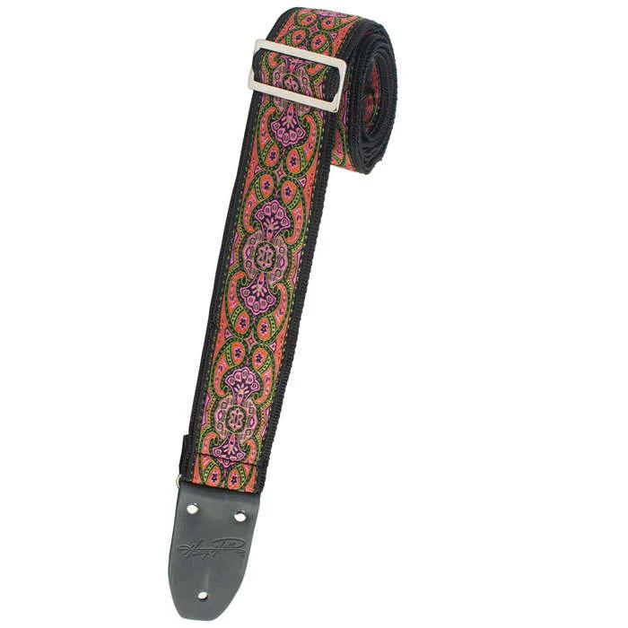 Henry Heller HJQ2-38 2" Woven Jacquard Multi Color Victorian Design