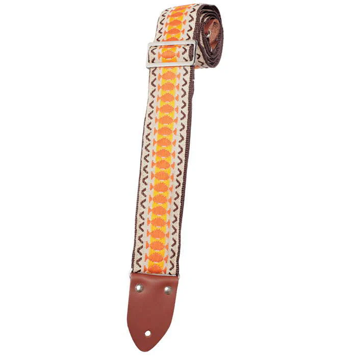 Henry Heller HVDX-04 2" Vintage Jacquard Guitar Strap