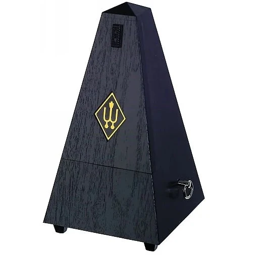 Herco 845161-U Wittner Series 845 Maelzel Metronome, Wood Grain, Black - Image 2