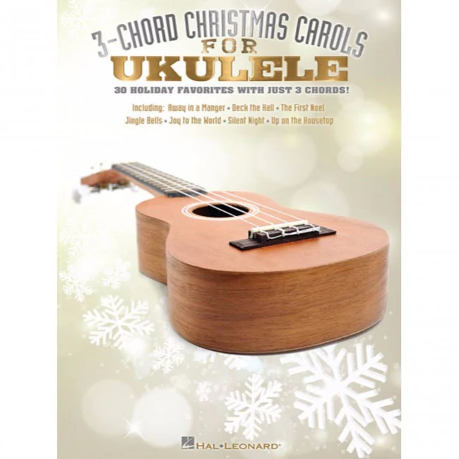 Hal Leonard HL00101852 3-Chord Christmas Carols for Ukulele