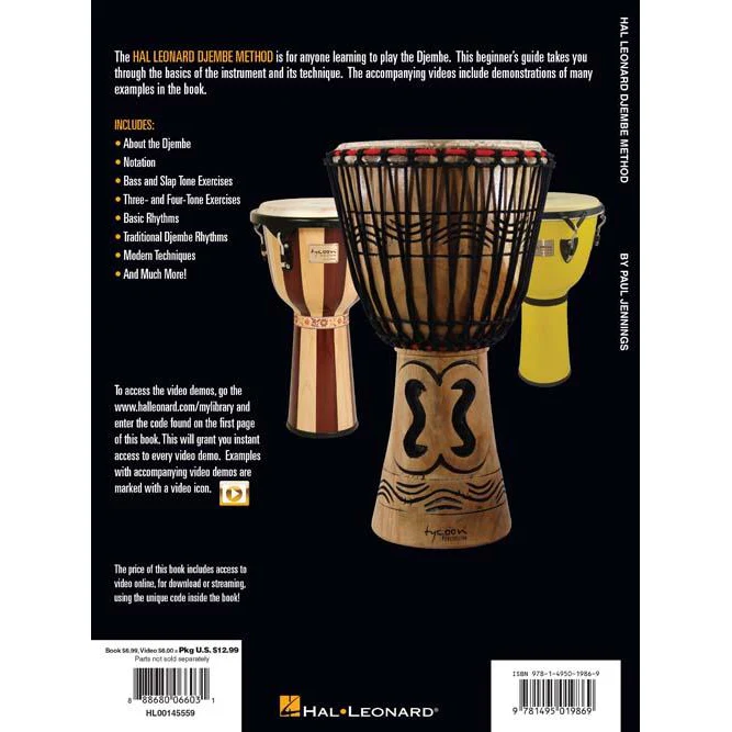 Hal Leonard HL00145559 Djembe Method - Image 2
