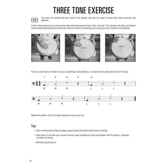 Hal Leonard HL00145559 Djembe Method - Image 4