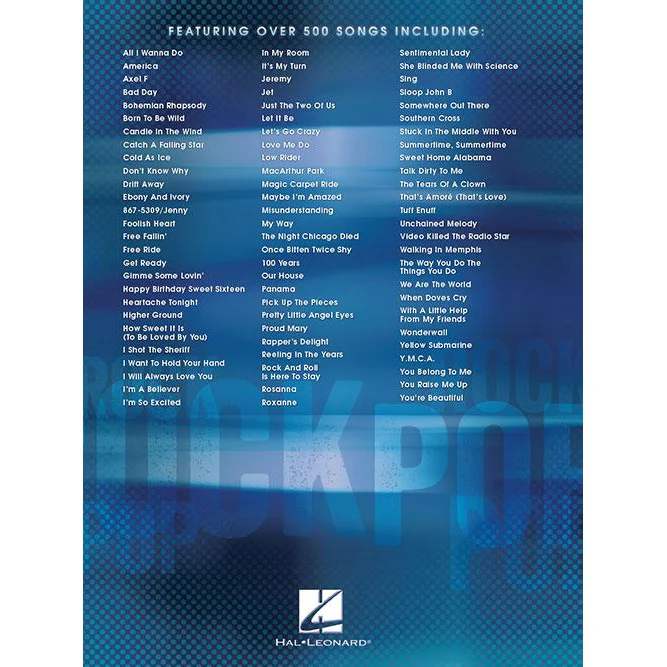 Hal Leonard HL00240310 The Ultimate Rock Pop Fake Book - Image 4