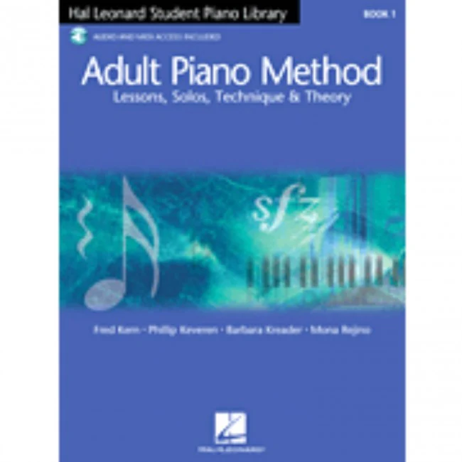 Hal Leonard HL00296441 Adult Piano Method - Book 1 with CD