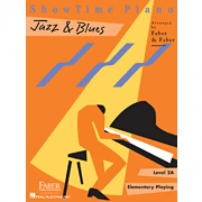 Hal Leonard HL00420154 ShowTime Piano - Level 2A - Jazz n Blues