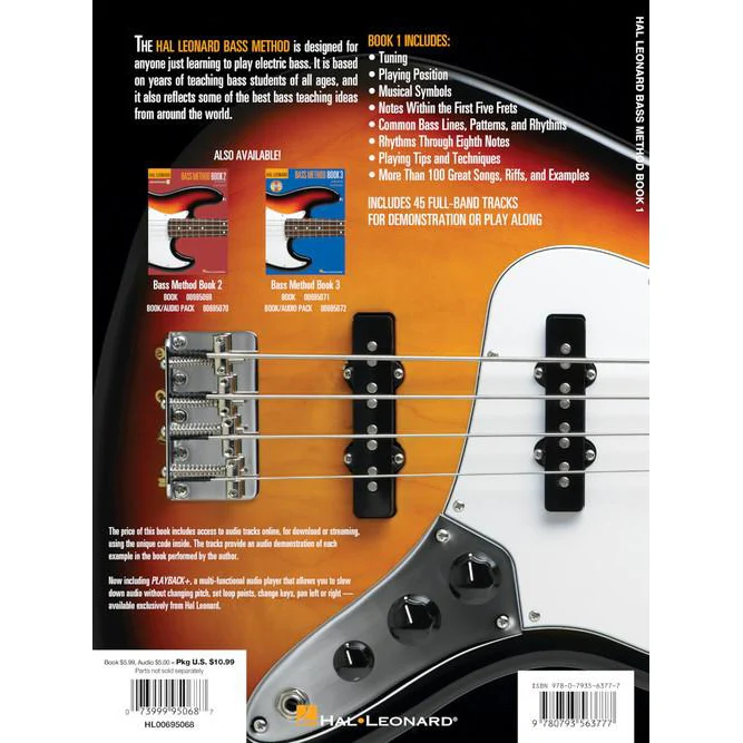 Hal Leonard HL00695068 Bass Method Book 1 - Image 2