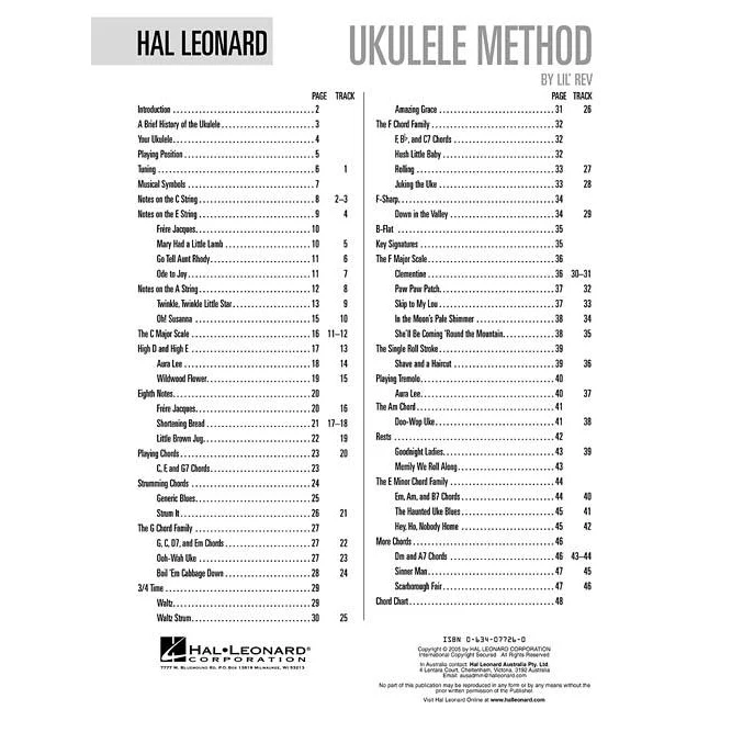Hal Leonard HL00695832 Ukulele Method Book 1 with Audio Access - Image 2