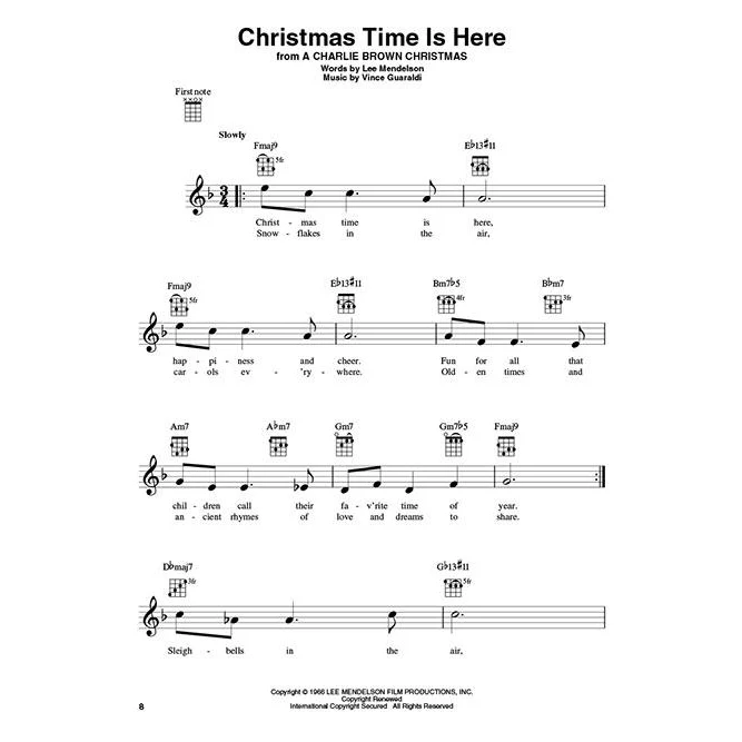 Hal Leonard HL00695896 Christmas Songs for Ukulele - Image 3