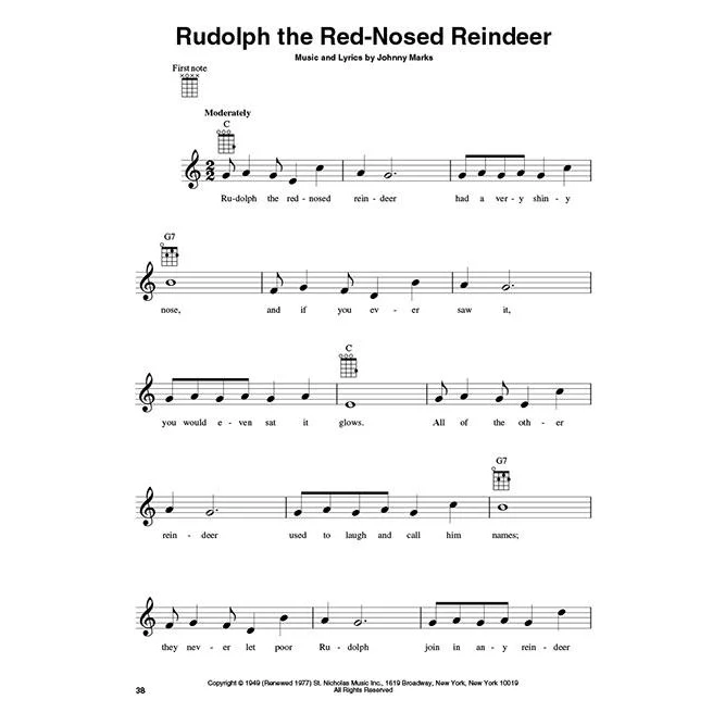 Hal Leonard HL00695896 Christmas Songs for Ukulele - Image 5