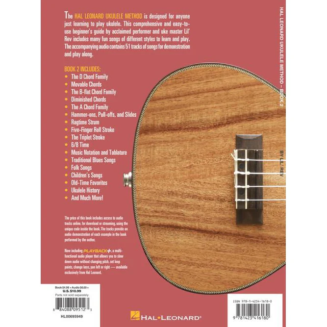 Hal Leonard HL00695949 Ukulele Method Book 2 - Image 2