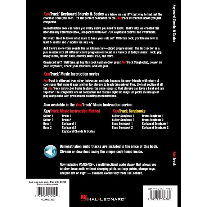 Hal Leonard HL00697292 Keyboard Chords & Scales - Image 2