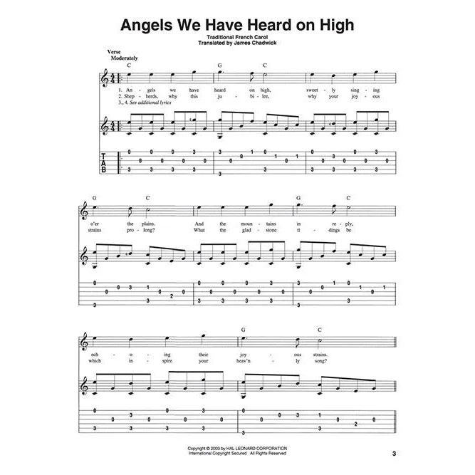 Hal Leonard HL00699599 Fingerpicking Christmas - Image 3