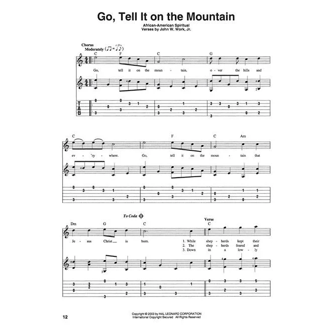 Hal Leonard HL00699599 Fingerpicking Christmas - Image 4