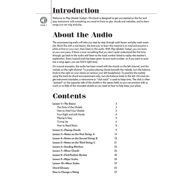 Hal Leonard HL00699638 Play Ukulele Method 1 with  cd - Image 6