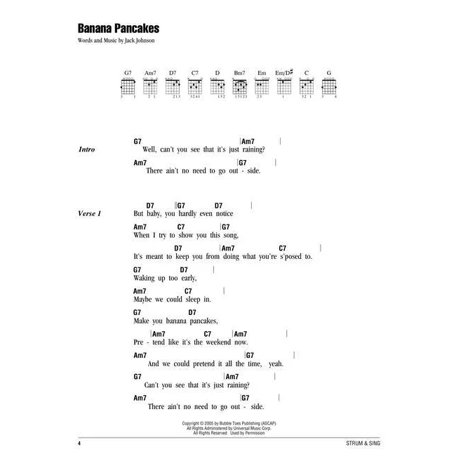 Hal Leonard HL02500858 Jack Johnson - Strum & Sing - Image 4