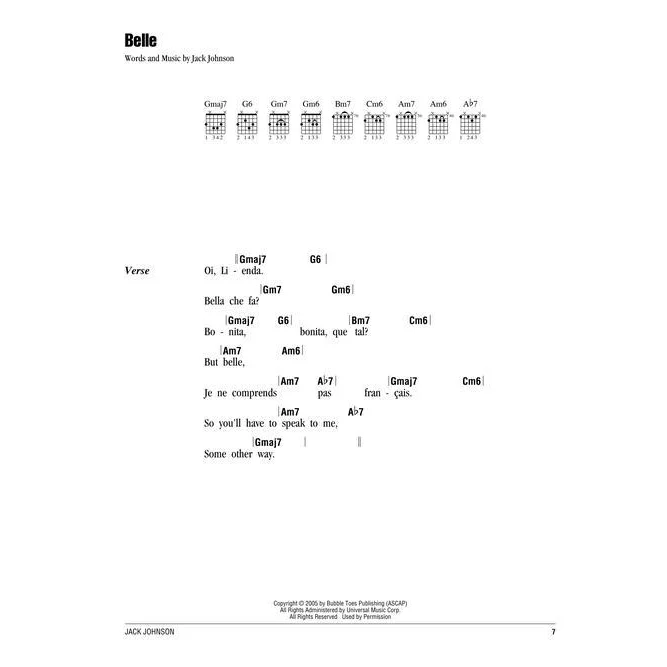 Hal Leonard HL02500858 Jack Johnson - Strum & Sing - Image 5