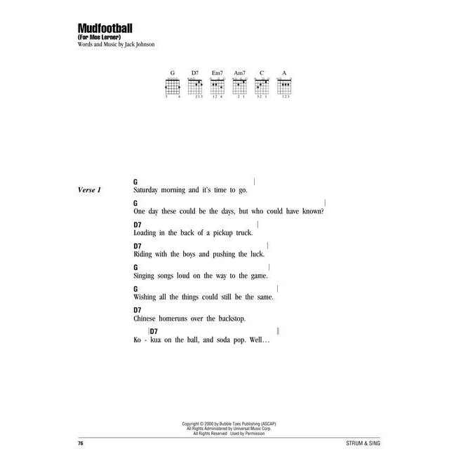 Hal Leonard HL02500858 Jack Johnson - Strum & Sing - Image 6