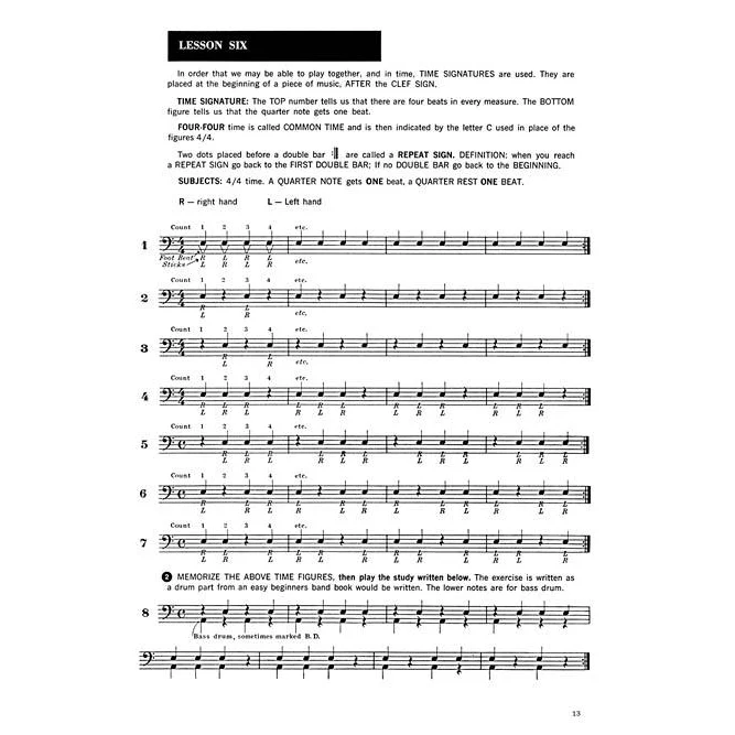 Hal Leonard HL06620096 Haskell W. Harr Drum Method Book 1 - Image 5